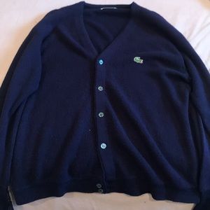 Vintage 1980s IZOD Lacoste Cardigan